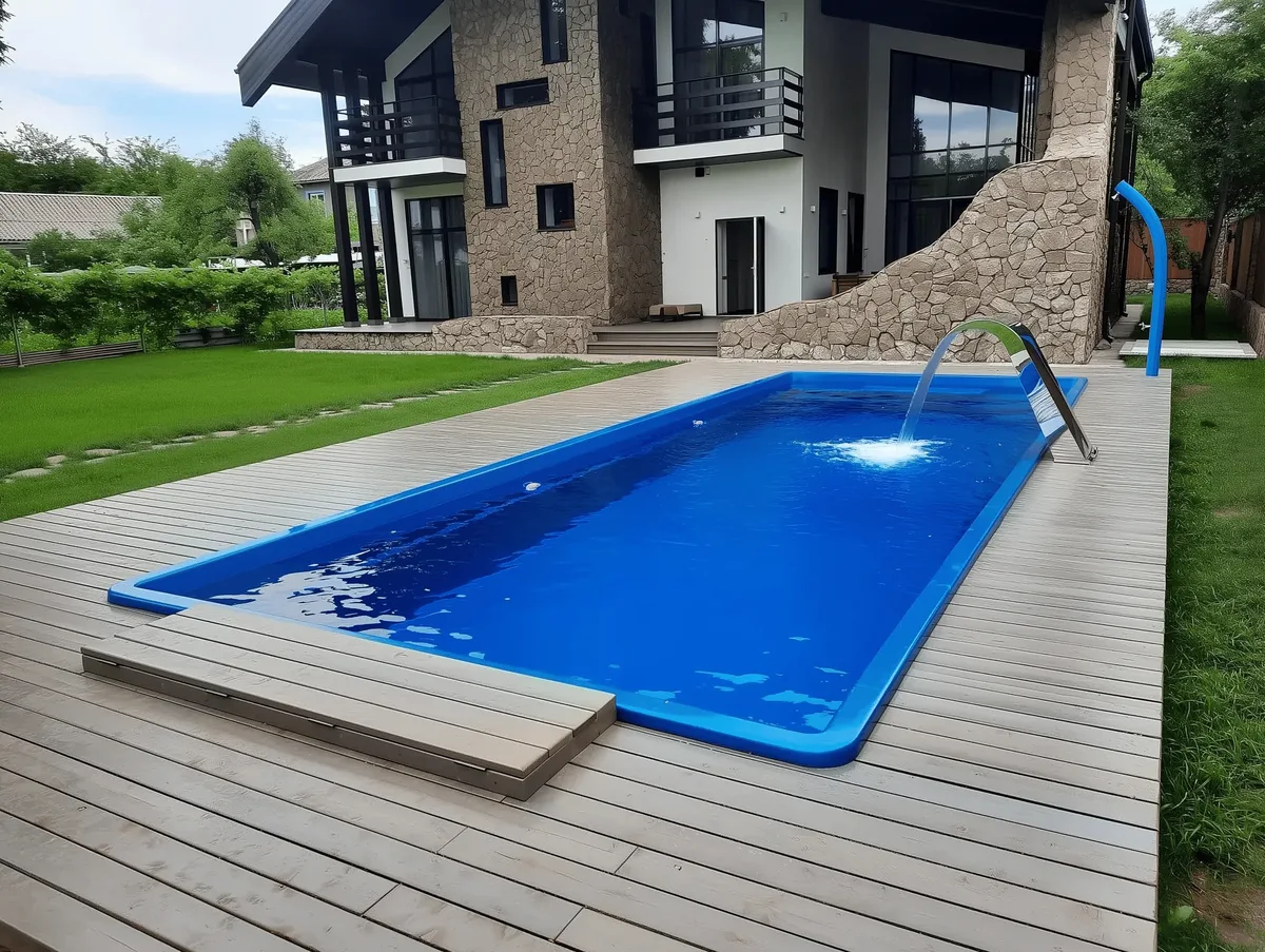 Композитный бассейн Laguna 9 — вид сверху в Раменском