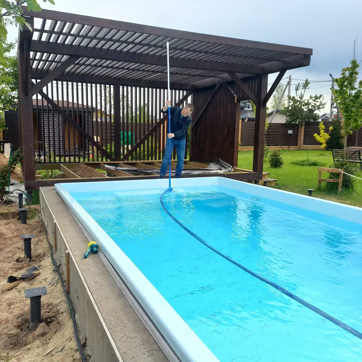 Копинговый бордюрный камень для бассейна Laguna в Раменском